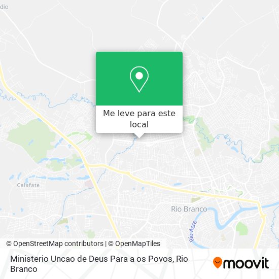 Ministerio Uncao de Deus Para a os Povos mapa