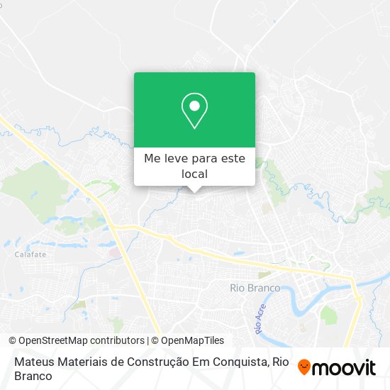 Mateus Materiais de Construção Em Conquista mapa