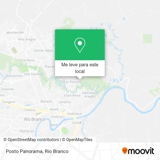 Posto Panorama mapa