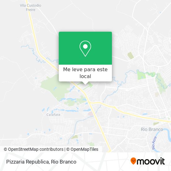 Pizzaria Republica mapa
