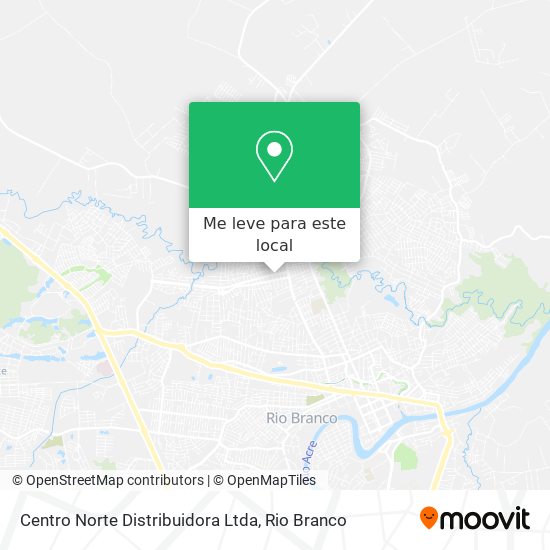 Centro Norte Distribuidora Ltda mapa