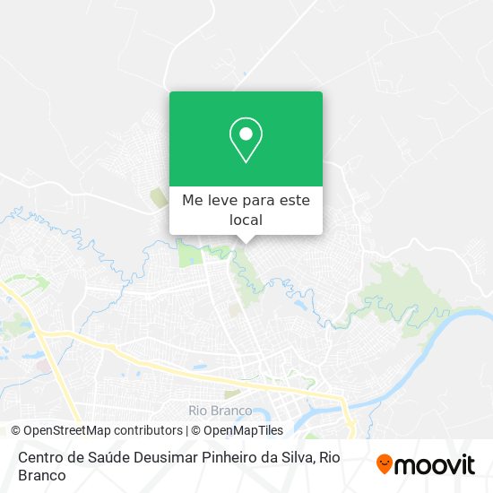 Centro de Saúde Deusimar Pinheiro da Silva mapa