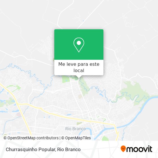 Churrasquinho Popular mapa