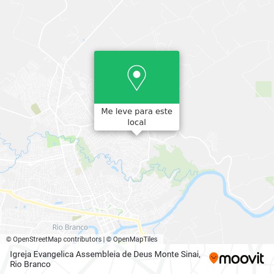 Igreja Evangelica Assembleia de Deus Monte Sinai mapa