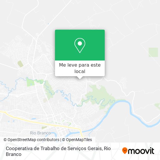 Cooperativa de Trabalho de Serviços Gerais mapa