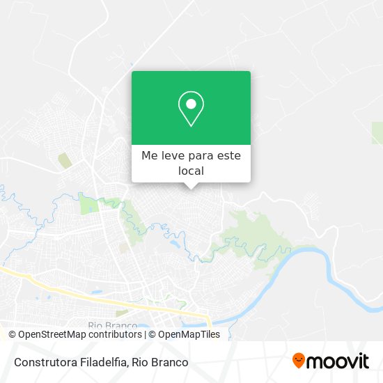 Construtora Filadelfia mapa