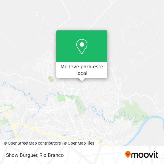 Show Burguer mapa