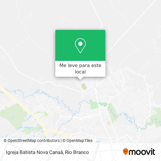 Igreja Batista Nova Canaã mapa