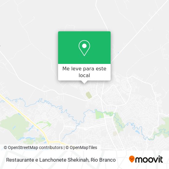 Restaurante e Lanchonete Shekinah mapa