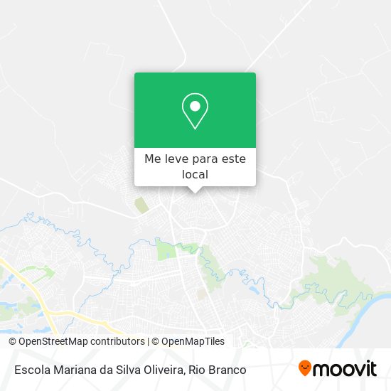Escola Mariana da Silva Oliveira mapa