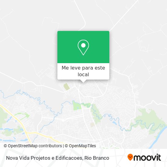 Nova Vida Projetos e Edificacoes mapa