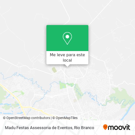 Madu Festas Assessoria de Eventos mapa