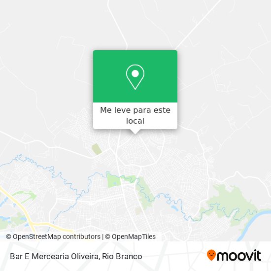 Bar E Mercearia Oliveira mapa