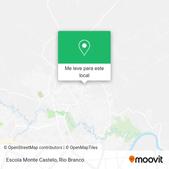 Escola Monte Castelo mapa