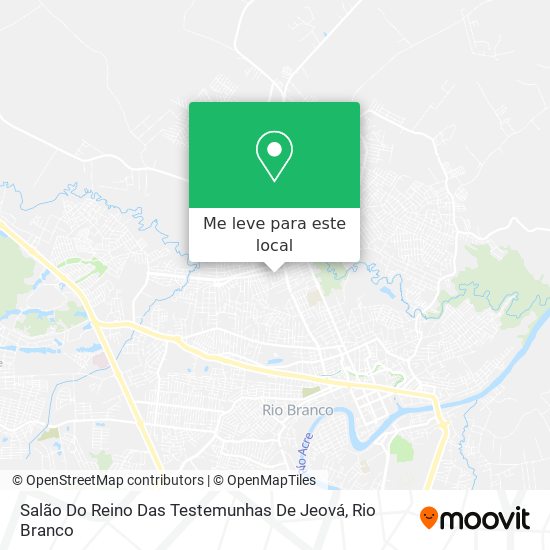 Salão Do Reino Das Testemunhas De Jeová mapa