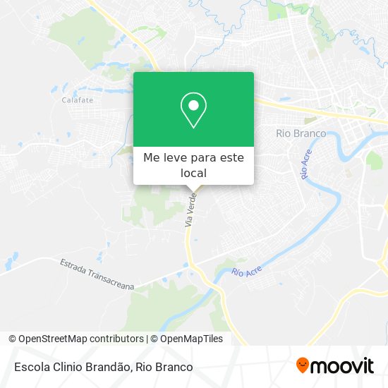 Escola Clinio Brandão mapa