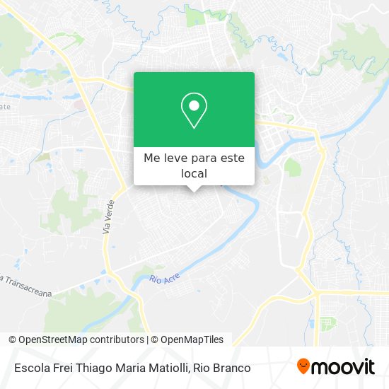 Escola Frei Thiago Maria Matiolli mapa