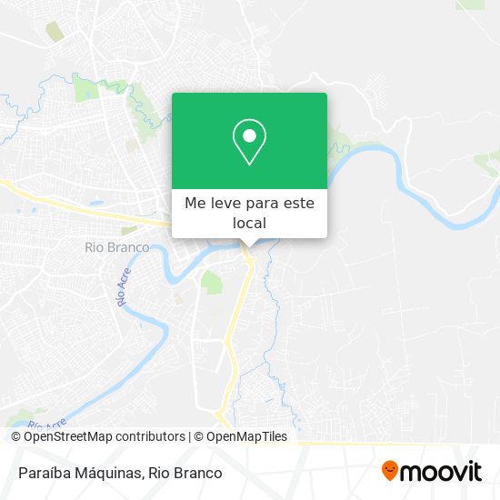 Paraíba Máquinas mapa