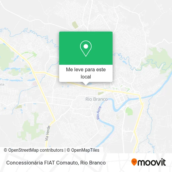 Concessionária FIAT Comauto mapa
