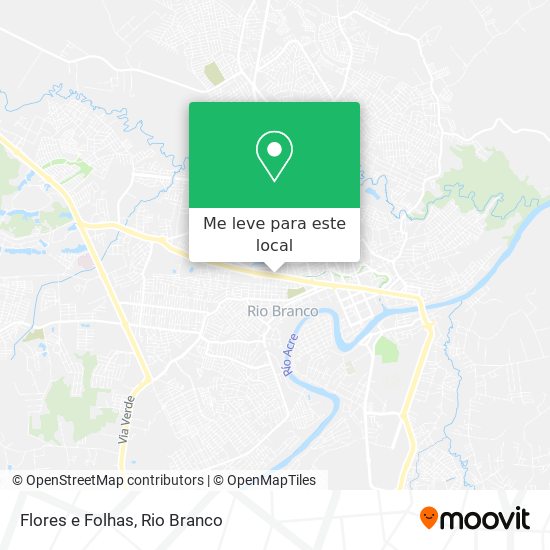 Flores e Folhas mapa
