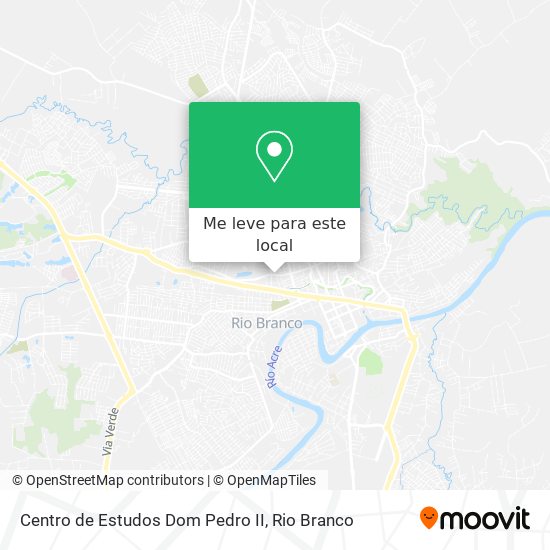 Centro de Estudos Dom Pedro II mapa