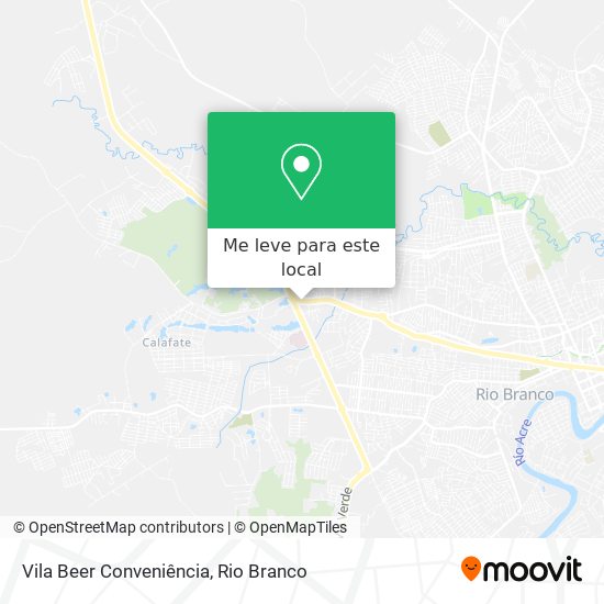 Vila Beer Conveniência mapa