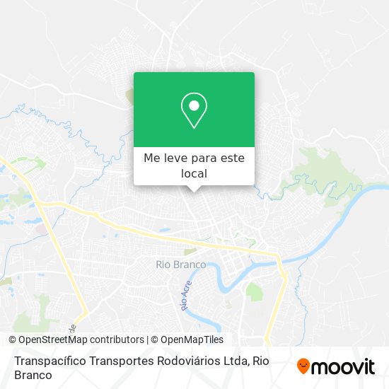 Transpacífico Transportes Rodoviários Ltda mapa
