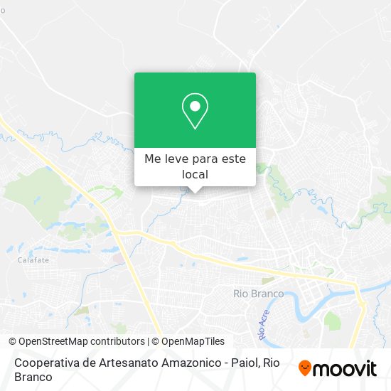 Cooperativa de Artesanato Amazonico - Paiol mapa