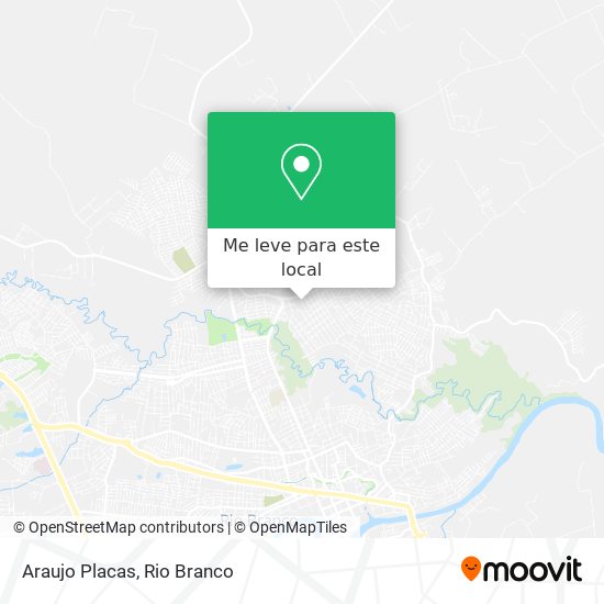 Araujo Placas mapa