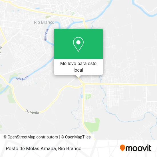 Posto de Molas Amapa mapa