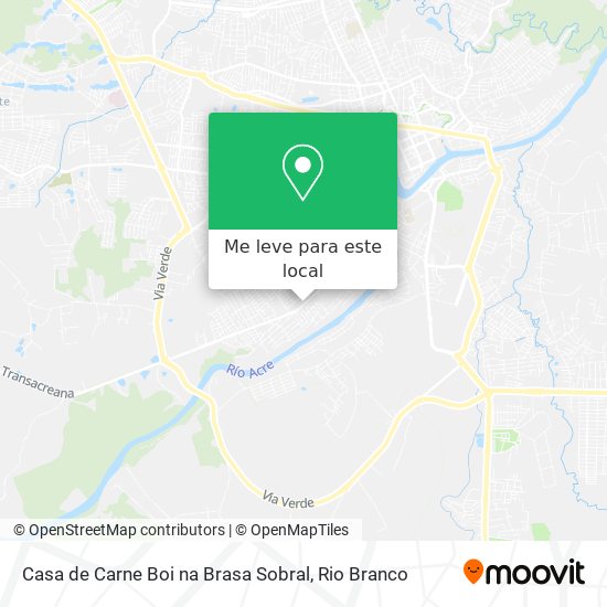 Casa de Carne Boi na Brasa Sobral mapa