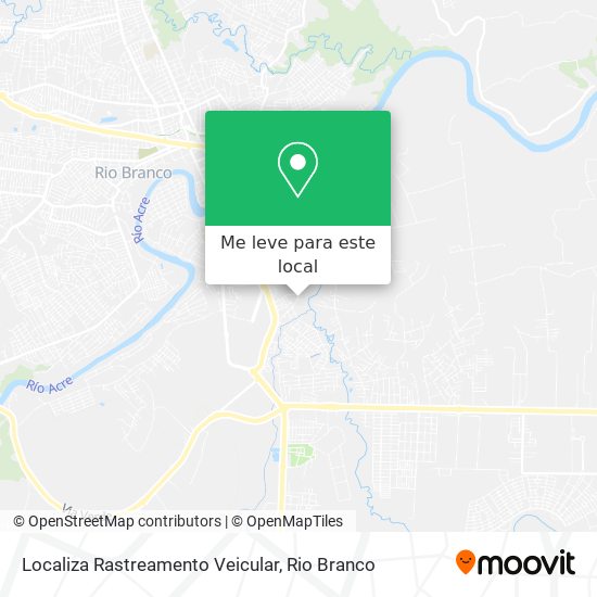 Localiza Rastreamento Veicular mapa