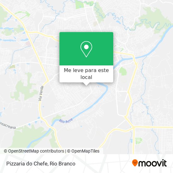 Pizzaria do Chefe mapa