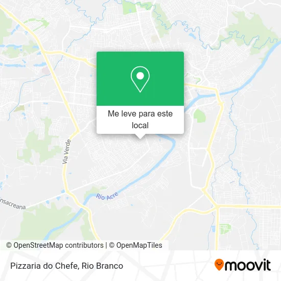 Pizzaria do Chefe mapa