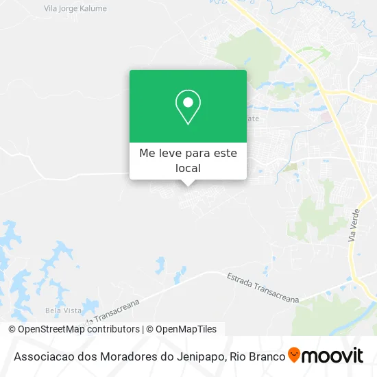 Associacao dos Moradores do Jenipapo mapa