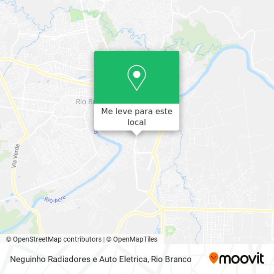 Neguinho Radiadores e Auto Eletrica mapa