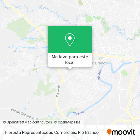 Floresta Representacoes Comerciais mapa