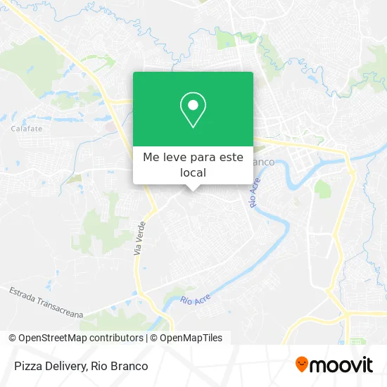 Pizza Delivery mapa
