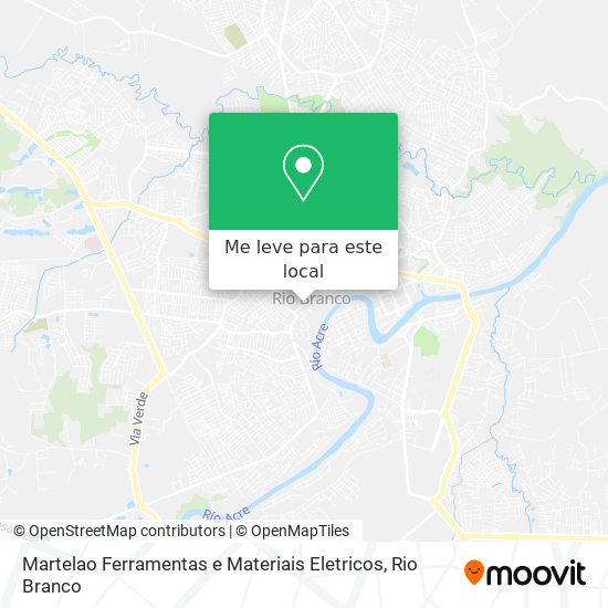 Martelao Ferramentas e Materiais Eletricos mapa