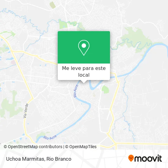 Uchoa Marmitas mapa
