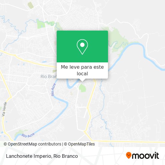 Lanchonete Imperio mapa