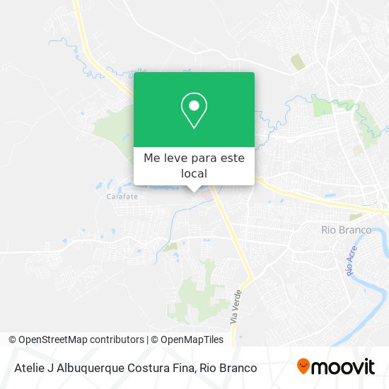 Atelie J Albuquerque Costura Fina mapa