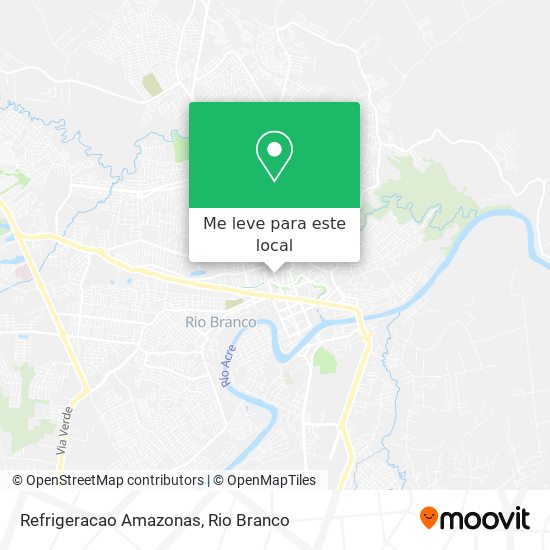 Refrigeracao Amazonas mapa