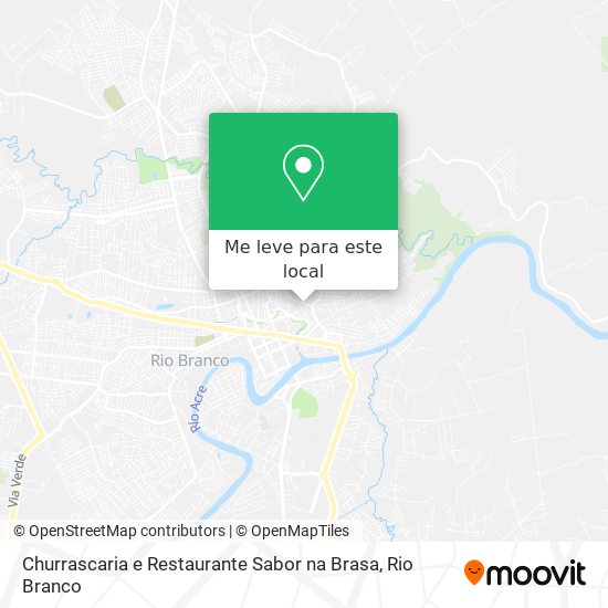 Churrascaria e Restaurante Sabor na Brasa mapa