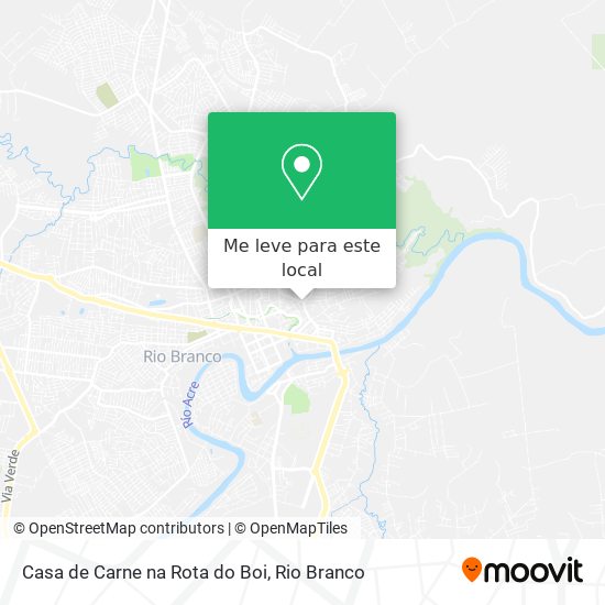 Casa de Carne na Rota do Boi mapa
