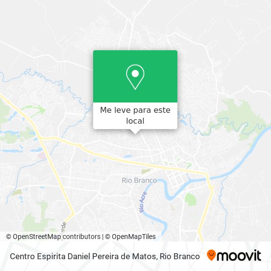 Centro Espirita Daniel Pereira de Matos mapa