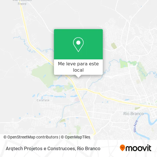 Arqtech Projetos e Construcoes mapa