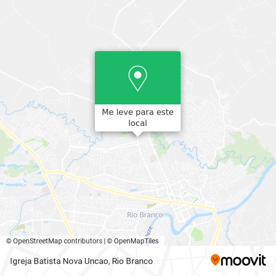 Igreja Batista Nova Uncao mapa