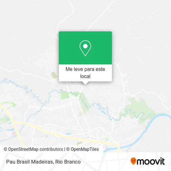 Pau Brasil Madeiras mapa