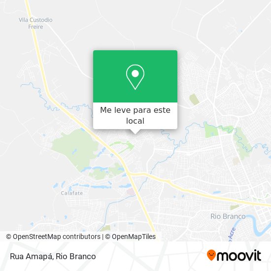 Rua Amapá mapa